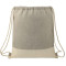 Sac à cordon en coton recyclé fendu