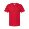 T-shirt Deluxe col en V en mélange de coton 