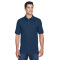 Polo pour homme de taille longue en coton filé 12,67 oz/vg2 de Harriton à manches courtes
