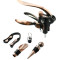 Graze Wood and Metal Wine Set