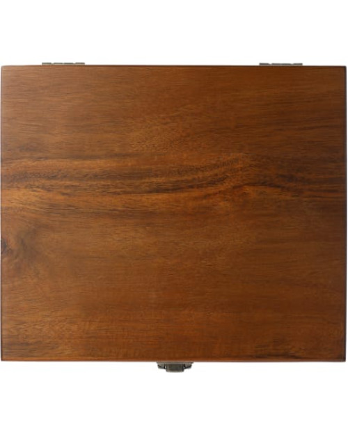 Graze Wood and Metal Wine Set