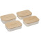 Bamboo Fiber Lunch Box with Cutting Board Lid