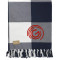Field & Co. 100% Organic Cotton Check Throw Blanke