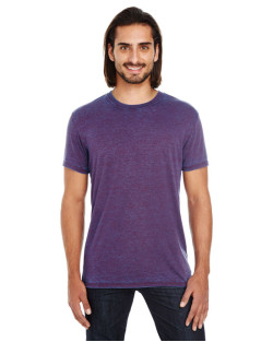 T-shirt unisexe à manches courtes à teinture en croisé de Threadfast