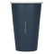 Dimple Double Wall Ceramic Cup 10oz