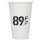 Dimple Double Wall Ceramic Cup 10oz