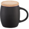 Hearth Ceramic Mug with Wood Lid/Coaster 15oz