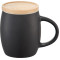 Hearth Ceramic Mug with Wood Lid/Coaster 15oz