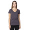 Threadfast Ultimate - T-shirt pour femme à col en V et manches courtes
