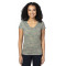 Threadfast Ultimate - T-shirt pour femme à col en V et manches courtes