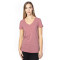 Threadfast Ultimate - T-shirt pour femme à col en V et manches courtes