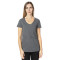 Threadfast Ultimate - T-shirt pour femme à col en V et manches courtes
