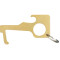 No Contact Keychain - Brass