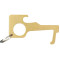No Contact Keychain - Brass
