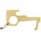 No Contact Keychain - Brass