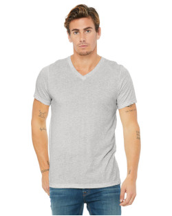 T-Shirt Triblend à manches courtes et à col en V
