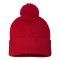 Tuque à pompon et revers 12