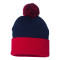 Tuque à pompon et revers 12