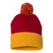 Tuque à pompon et revers 12