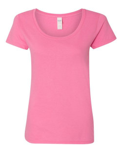 Softstyle® Women’s Deep Scoop Neck T-Shirt