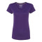 T-shirt technique col en V pour femme