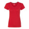 T-shirt technique col en V pour femme