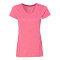 T-shirt technique col en V pour femme