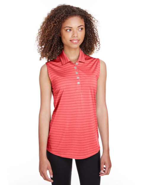 Ladies' Rotation Stripe Sleeveless Polo