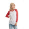 T-shirt unisexe Tri-mélange à manches raglan 3/4