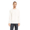 Unisex Sueded Long-Sleeve Crew