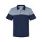 Heathered 3-Stripes Colorblocked Polo