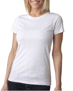 T-shirt pour femme en Tri-mélange à col rond