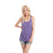 Camisole pour femme en Tri-mélange à dos nageur