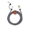 Paramount 3-in-1 Fabric Charging Cable