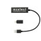 Aluminum 4-Port USB 3.0 Hub with Type C Adapter