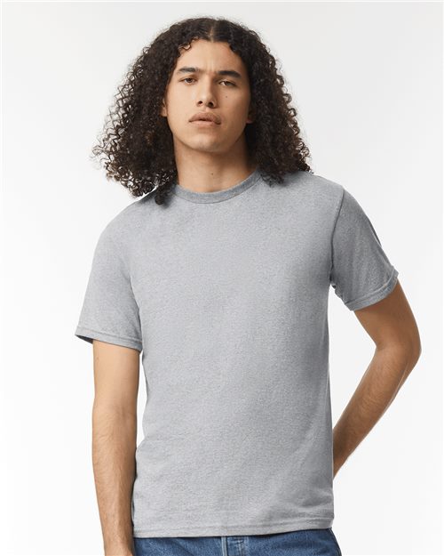 T-shirt unisexe en coton mi-léger