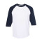 T-shirt manches raglan 3/4 classique pour adultes