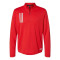 3-Stripes Double Knit Quarter-Zip Pullover