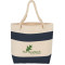 Fourre-tout en toile de coton avec poignée en corde de 16 oz