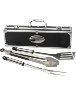 3 Piece BBQ set in Aluminum Case