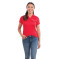 Women's MORENO TEXT MICRO SS POLO