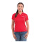Women's MORENO TEXT MICRO SS POLO