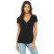 Ladies' Jersey Short-Sleeve Deep V-Neck T-Shirt