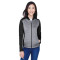 Ladies' Newbury Colorblock Mélange Fleece Full-Zip