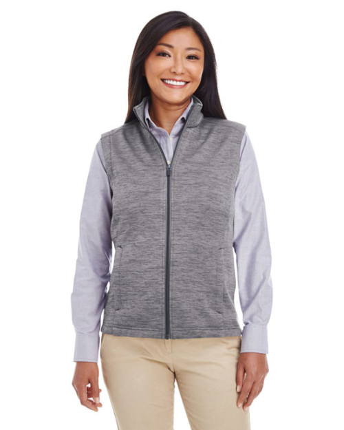 Ladies' Newbury Mélange Fleece Vest