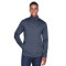 Manteau pour homme Newbury en molleton à motif mélangé avec glissière mi-hauteur de Devon & JonesMD