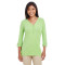 Ladies' Perfect Fit™ Y-Placket Convertible Sleeve Knit Top