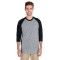 Adult Heavy Cotton™ 3/4-Raglan Sleeve T-Shirt