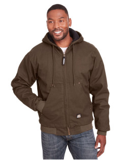 Veste à capuche en coton lavé Highland pour hommes