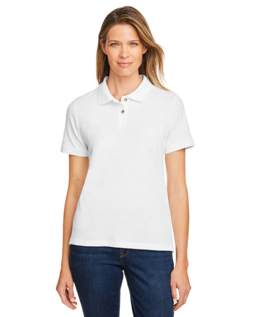 Ladies' 6 oz. Ringspun Cotton Piqué Short-Sleeve Polo